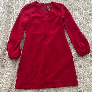Taylor red mini dress size 2
